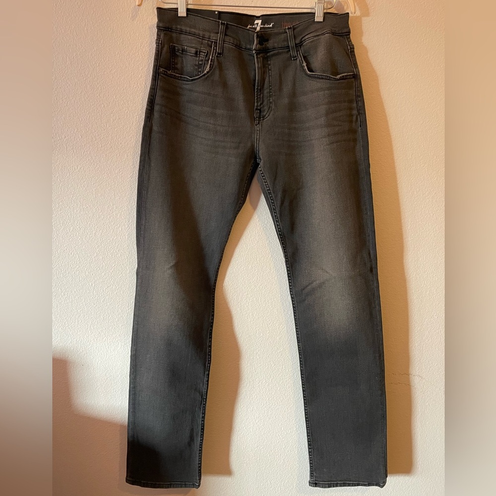7 For All Mankind Men’s The Straight Jeans Grey Size 32